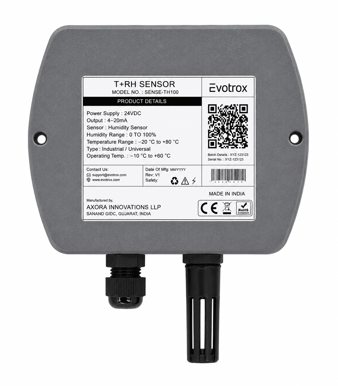 Temperature & RH Transmitter SENSE-TH100 — view 3